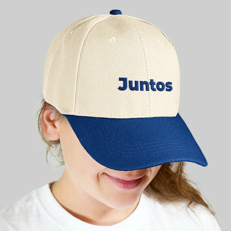 Bone Brim Bege Aba Azul