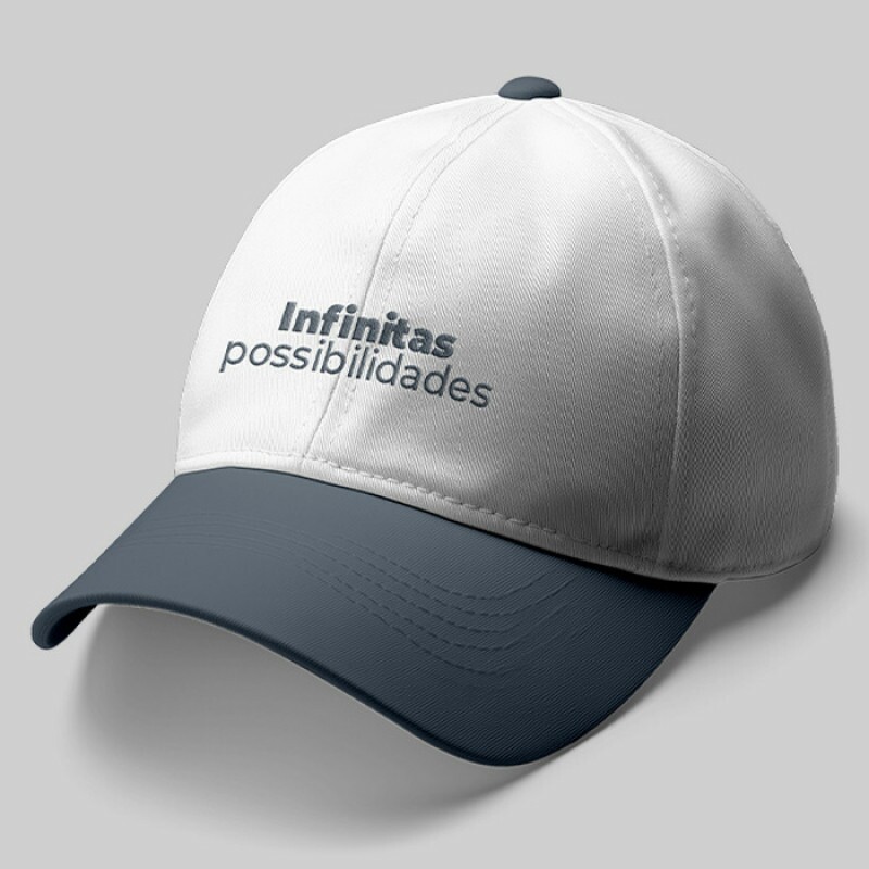 Bone Cinza Claro Aba Cinza Escuro