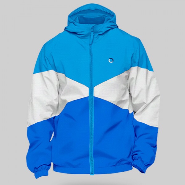 Jaqueta Corta Vento Recordes Azul Clara 