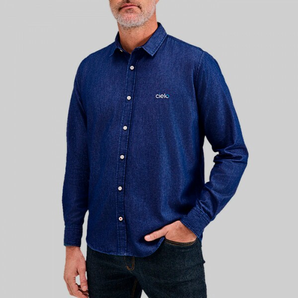 Camisa Jeans Denin 